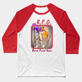 raptor playing games Baseball T-Shirt